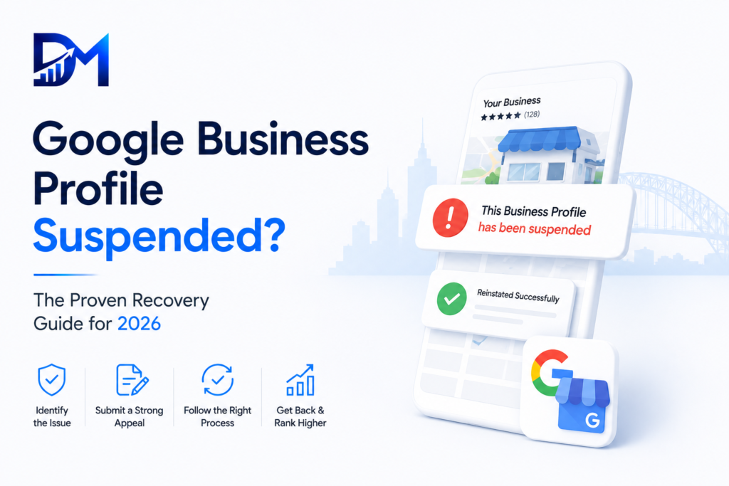 google business profile suspended recovery 2026, Dignis Media