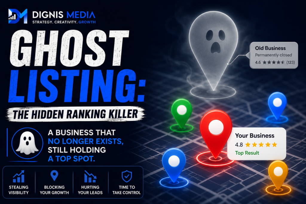 ghost listing google maps zombie business 2026, Dignis Media