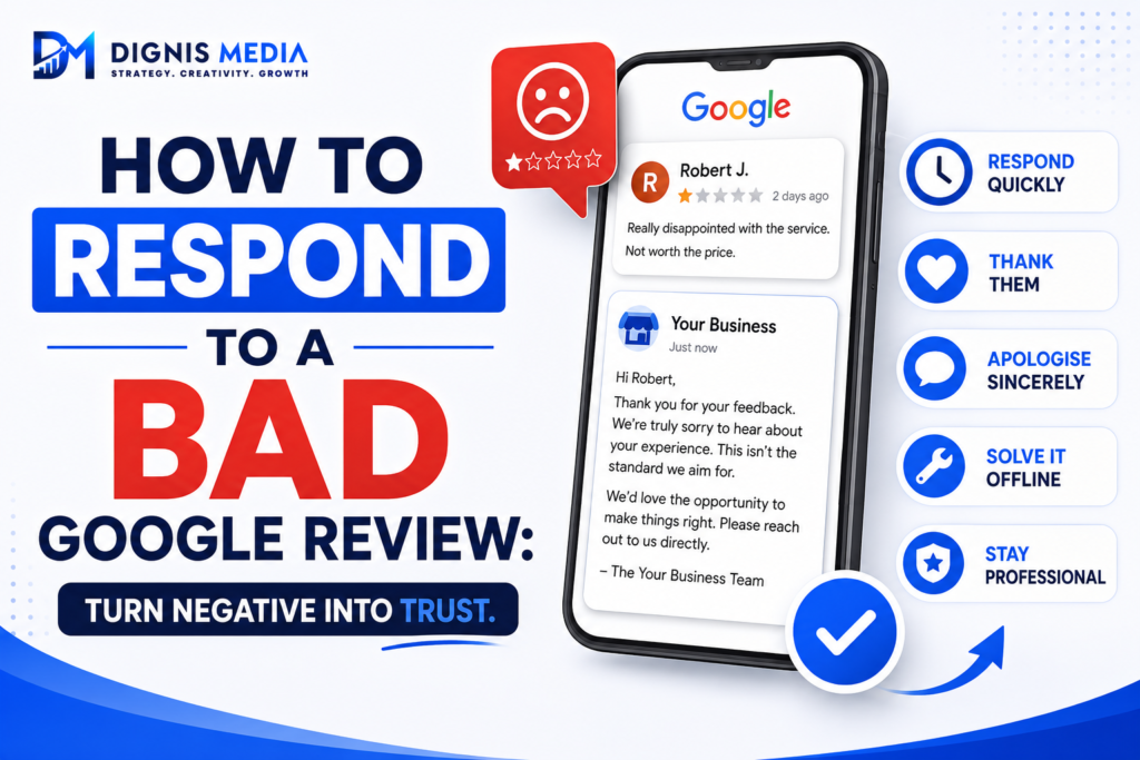 How to Respond to a Bad Google Review: The Smart, Proven Guide for 2026, dignis media