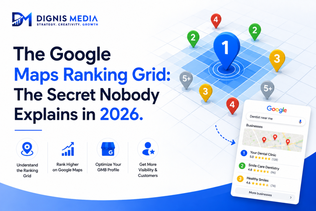 google maps ranking grid proximity explained 2026, Dignis 
Media