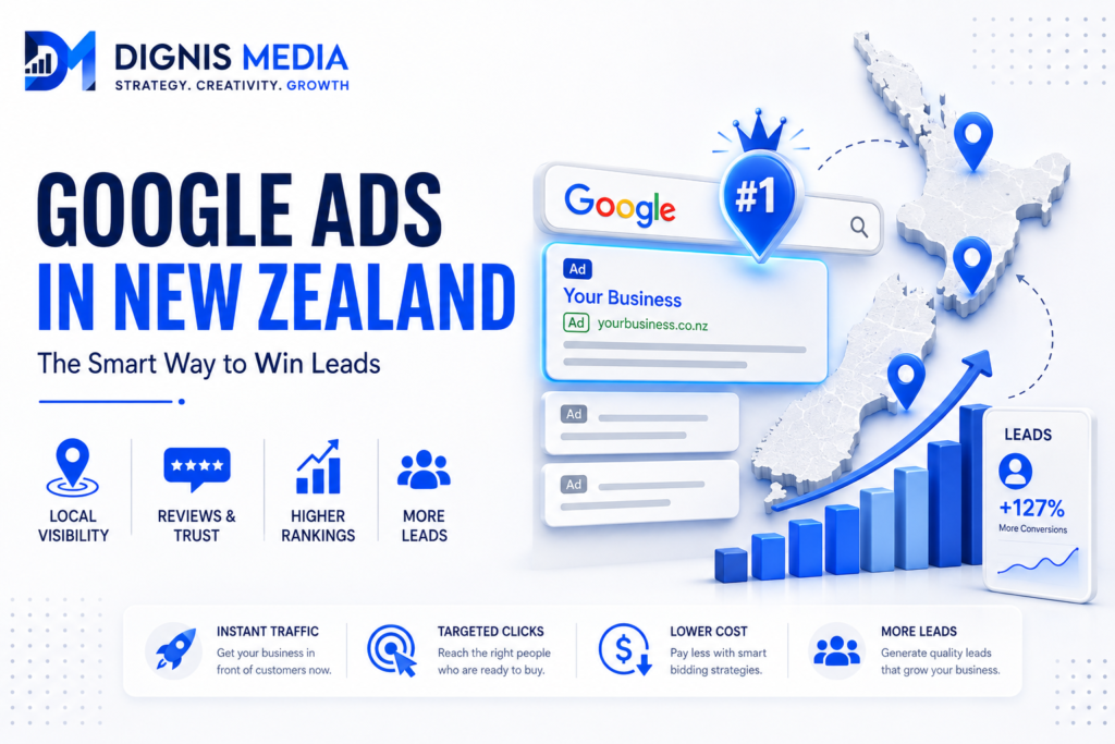 google ads new zealand leads 2026, Dignis Media